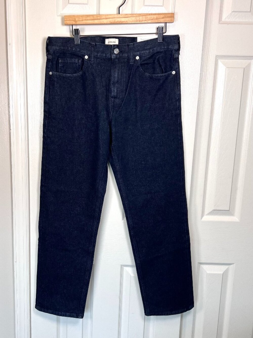 Everlane Men's Straight-Leg Stretch Jean Dark Indigo Rinse Size 33X30 NWT